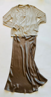 Charcoal Maxi Skirt
