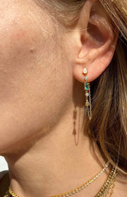 Droplet Chain Earrings